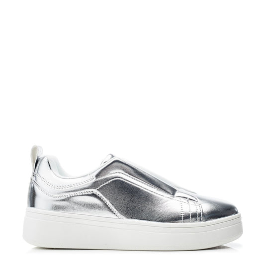 Adaline Silver Porvair Trainers
