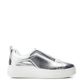 Adaline Silver Porvair Trainers