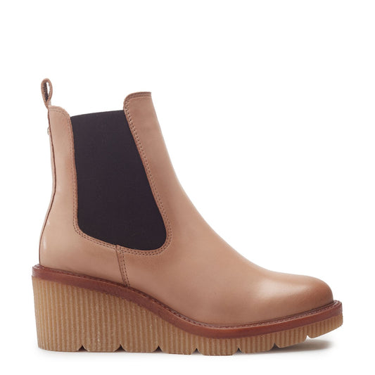 Audyn Taupe Leather Boots