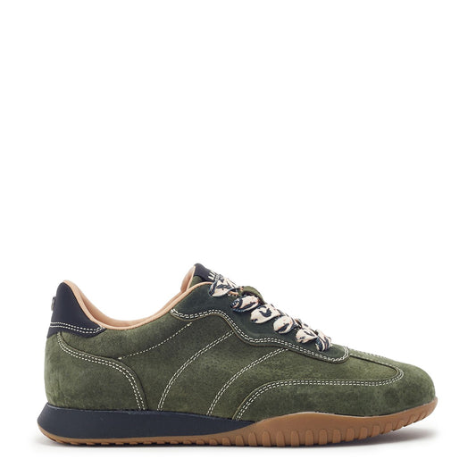 Aveline Khaki Suede Trainers