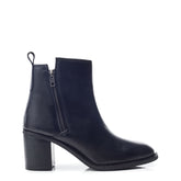 Molly Black Leather Boots