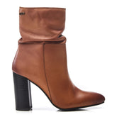 Promi Tan Leather Boots