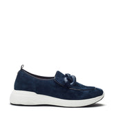 Basil Navy Suede Shoes