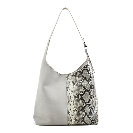 Basilla Bag Grey Mix Suede