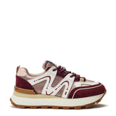 Beenie Burgundy Alcantara Trainers