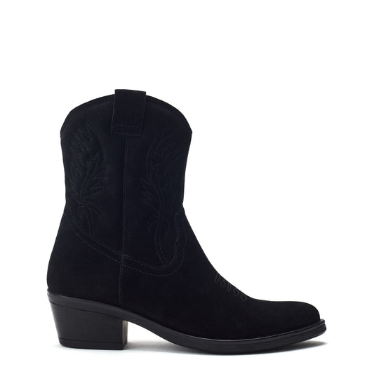 Bletchley Black Suede Boots