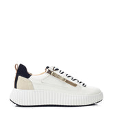 Bouville White Black Leather Trainers