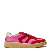 Bramble Pink-Red Suede Trainers