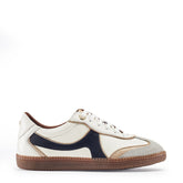 Brioni Off White Leather Trainers