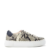Brosa Grey Mix Snake Print Trainers