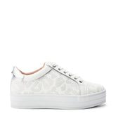 Buttercupp White Leather Trainers