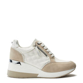 Carrley White Porvair Trainers