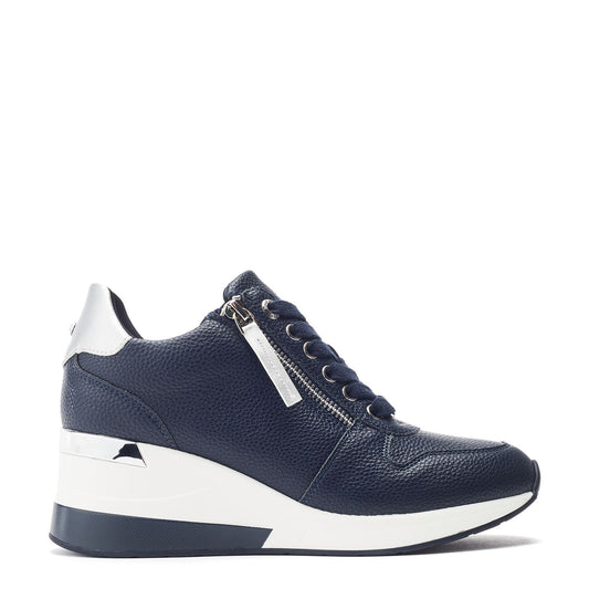 Caspia Navy Porvair Trainers