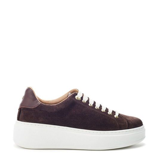 Cherrie Brown Suede Trainers