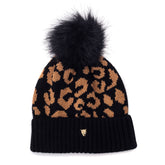 Cleohat Black - Leopard Textile