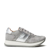 Daffodil Silver Leather Trainers