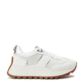 Demee White Porvair Trainers