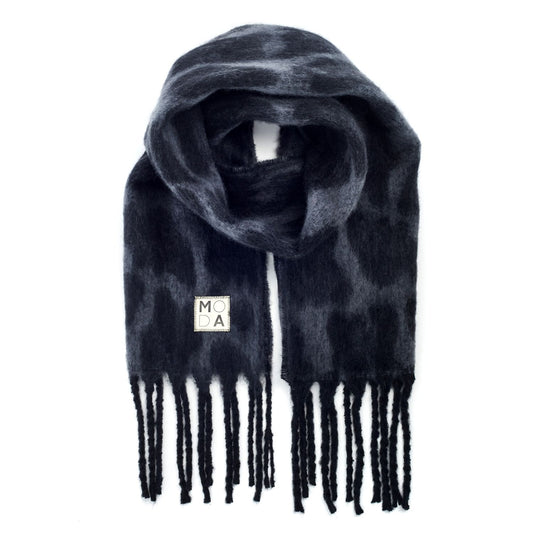 Diana Scarf Black Polyester