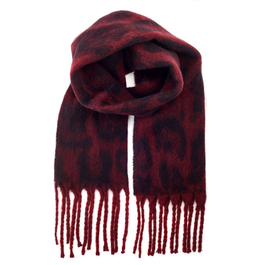Diana Scarf Burgundy Polyester