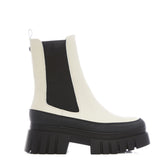 Diiva White Leather Boots