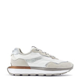 Dorea White Textile Trainers