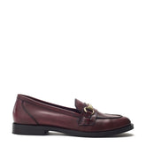 Elarra Burgundy Leather Shoes