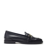 Elarra Black Leather Leather Shoes