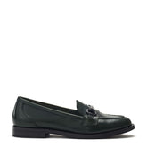 Elarra Green Leather Shoes