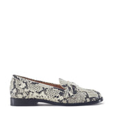 Elarra Grey Mix Snake Print Leather Shoes