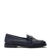 Elarra Navy Leather Shoes