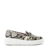 Ettala Grey Mix Snake Print Shoes