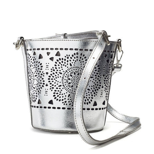 Eudia Bag Silver Leather