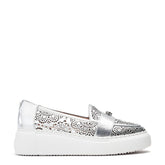 Eudia Silver Leather Shoes