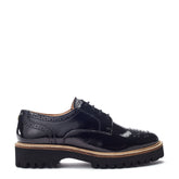 Evranna Black Patent Leather Shoes