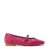 Eyana Red Pink Leather Shoes