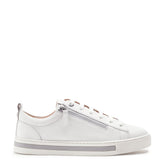 Federika White Leather Trainers