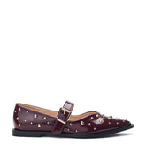 Fijia Burgundy Patent Shoes