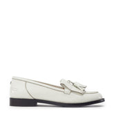 Florana Off White Patent Leather Shoes