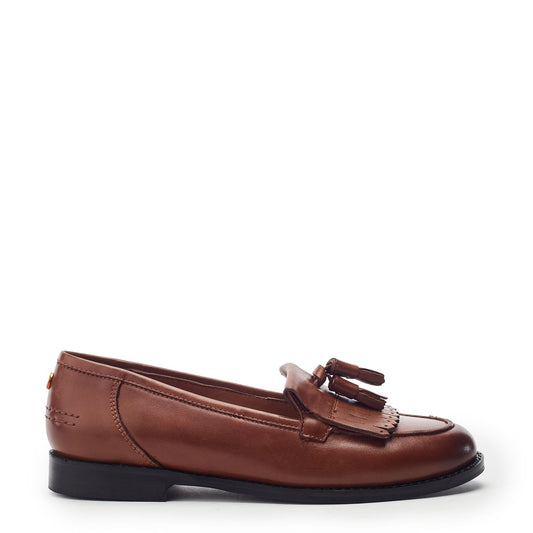 Florana Tan Leather Shoes