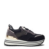 Gabiella Black Textile Textile Trainers