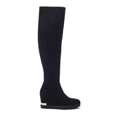 Gala Black Alcantara Boots