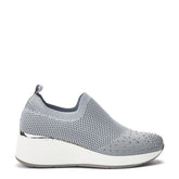 Galorine Grey Textile Trainers
