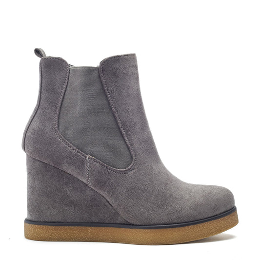 Gardenn Grey Alcantara Boots