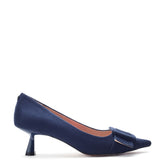 Ghiselle Navy Alcantara Shoes