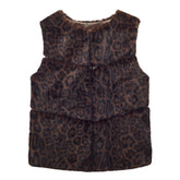 Gianna Gilet Leopard Faux Fur