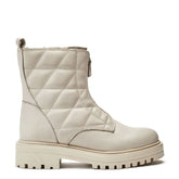 Giannaa Off White Leather Boots