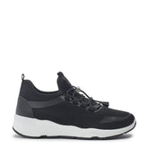 Ginevra Black Textile Trainers