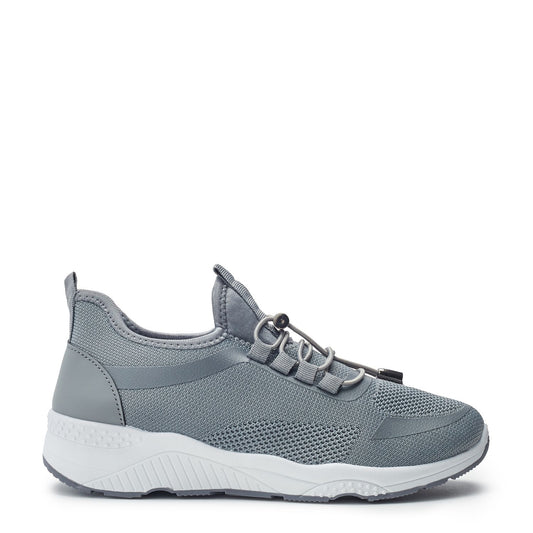 Ginevra Grey Textile Trainers