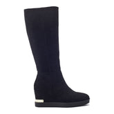 Gresil Black Alcantara Boots
