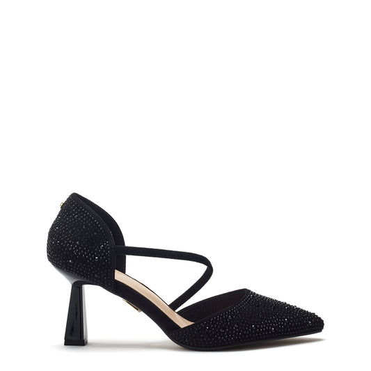 Hamana Black Alcantara Shoes